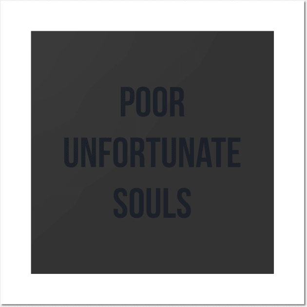 Poor Unfortunate Souls (Pitch Black) Wall Art by FandomTrading